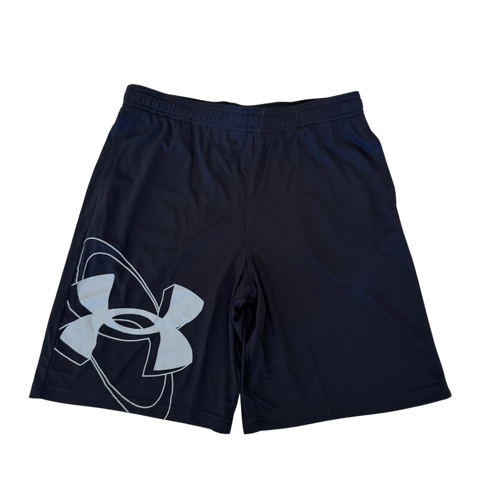 UNDER ARMOUR |‎ Black Drawstring Athletic Shorts w/ Pockets- Youth XL